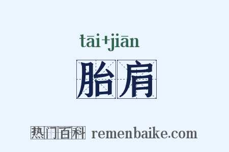 胎肩是什么意思的图片